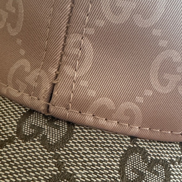 Gucci Beige and Brown Monogram Baseball Cap - Picture 11 of 12